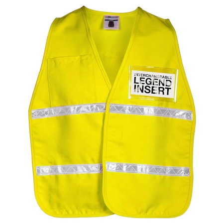 Kishigo Yellow, Not ANSI Compliant, Incident Command Vest 3710I